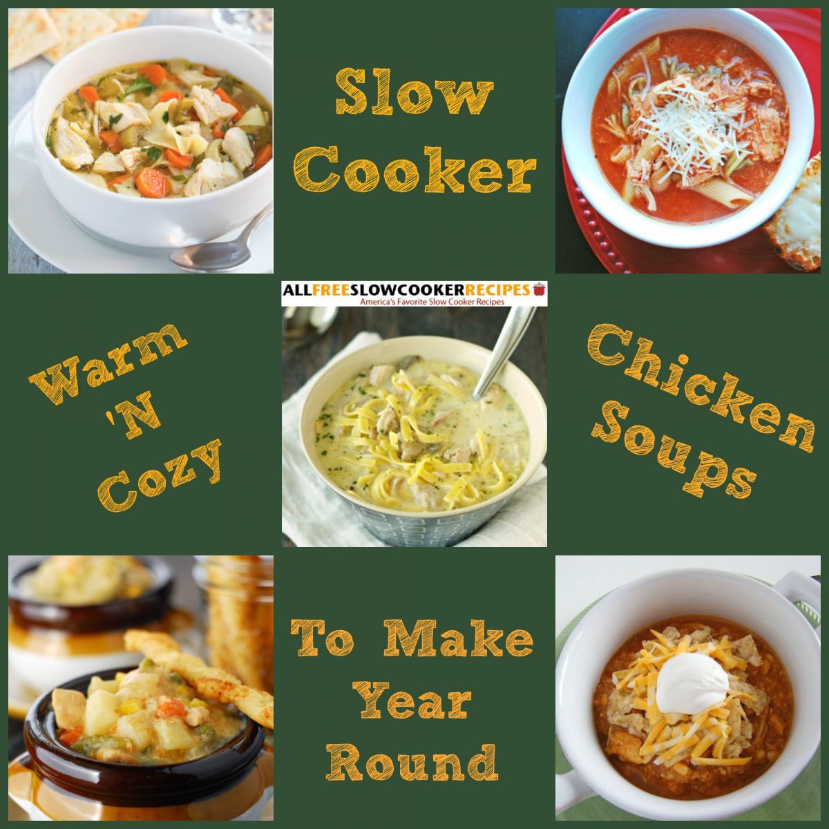 5 Homemade Chicken Noodle Soup Recipes & Other Easy Slow Cooker Chicken